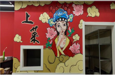 金平墙体彩绘的发展和应用
